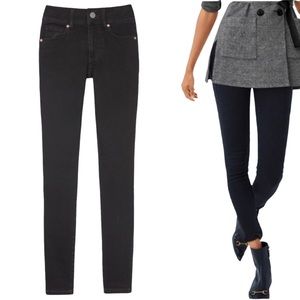CABI Black Cinch Skinny High Rise Jeans Style 3748 Size 6